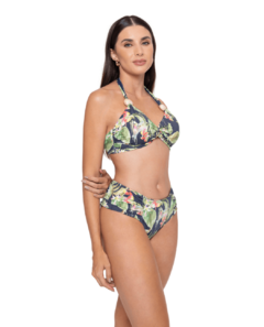 Biquini Detalhe Drapeado Com Amarração Birdflower - comprar online