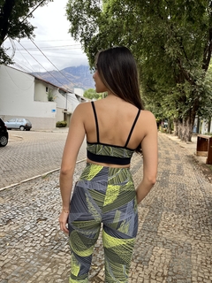 CONJUNTO RISCOS NEON TOP + LEGGING - loja online