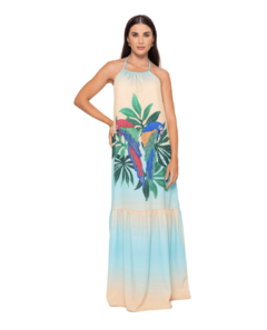 Vestido Longo Frente Unica Byron Bay - comprar online