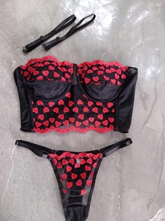 Conjunto Bustiê Heart