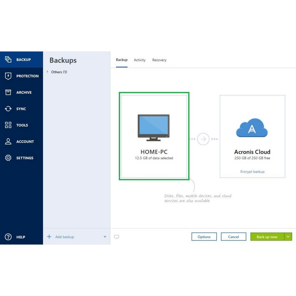 acronis true image hd softward