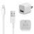 Combo Cargador Apple Económico Cable 1mt + Cuadrito Kit - comprar en línea