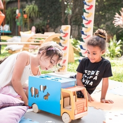 Caminhão com Animais - Brinquedo educativo