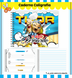 Caderno de Caligrafia