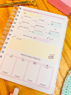 Planner financeiro Candy - loja online