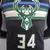 Milwaukee Bucks Preto - CAMISAS DE FUTEBOL E BASQUETE -  XPORTSLOVERS