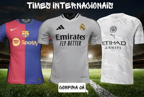 Banner de CAMISAS DE FUTEBOL E BASQUETE -  XPORTSLOVERS