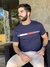 Camiseta Tommy Hilfiger Chest Bar Graphic Azul Marinho - comprar online