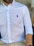 Camisa Social Ralph Lauren Micro Xadrez Branco Pony Azul na internet