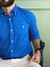 Camisa Social Ralph Lauren Azul com Pony Verde | Oxford - The New Men's Multimarcas