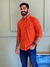 Camisa Social Ralph Lauren Laranja com Pony Marinho | Oxford na internet