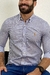 Camisa Social Ralph Lauren Xadrez Marinho Pony Dourado