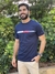 Camiseta Tommy Hilfiger Chest Bar Graphic Azul Marinho