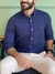 Camisa Social Ralph Lauren Marinho| Oxford