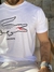 Camiseta Lacoste Branco com logo grande na internet