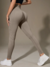 Legging Seamless Ribbed Basic "Must Have" Mocha Latte - tienda online