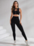 Conjunto Set Seamless Ribbed Black BB en internet