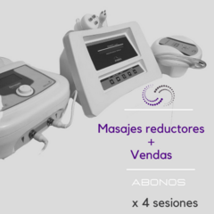 Masajes Reductores + Vendas - 4 Sesiones - comprar online