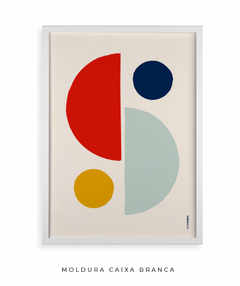 Quadro Decorativo Geometria colorida - loja online