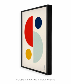 Quadro Decorativo Geometria colorida - loja online