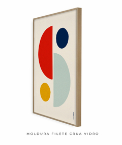 Quadro Decorativo Geometria colorida - comprar online