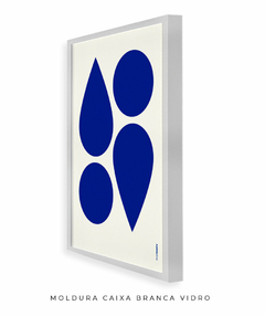 Quadro Decorativo Formas Azul na internet