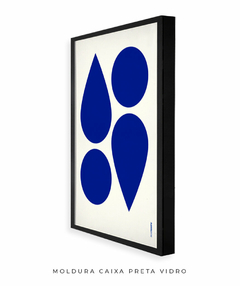 Quadro Decorativo Formas Azul na internet