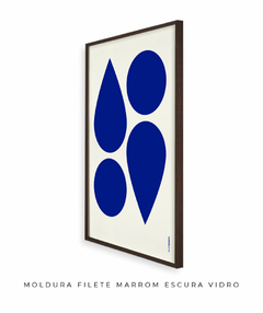 Quadro Decorativo Formas Azul na internet