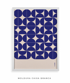 Quadro Decorativo Azulejo azul - comprar online