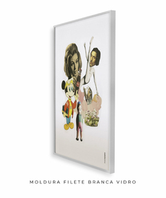 Quadro Decorativo Colagem - comprar online