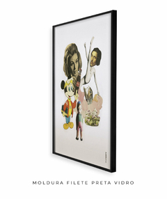 Quadro Decorativo Colagem - loja online