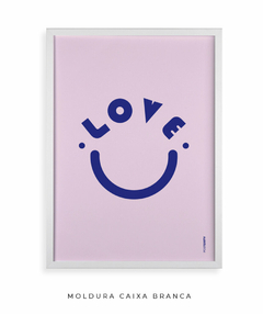 Quadro Decorativo Love smile - comprar online