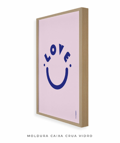 Quadro Decorativo Love smile - comprar online