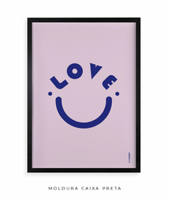 Quadro Decorativo Love smile - loja online