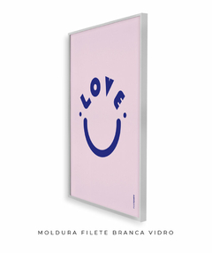 Quadro Decorativo Love smile - comprar online