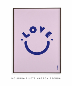 Quadro Decorativo Love smile - loja online