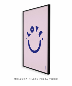 Quadro Decorativo Love smile - loja online