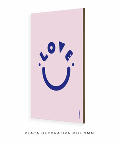 Quadro Decorativo Love smile