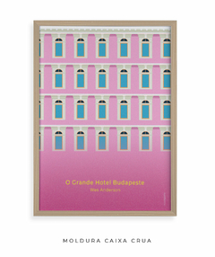 Quadro Decorativo O Grande Hotel Budapeste - Wes Anderson - loja online