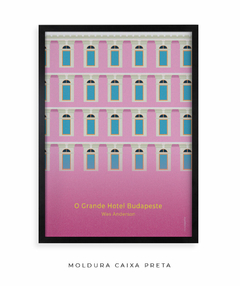 Quadro Decorativo O Grande Hotel Budapeste - Wes Anderson - loja online