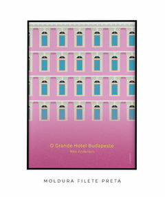 Quadro Decorativo O Grande Hotel Budapeste - Wes Anderson na internet