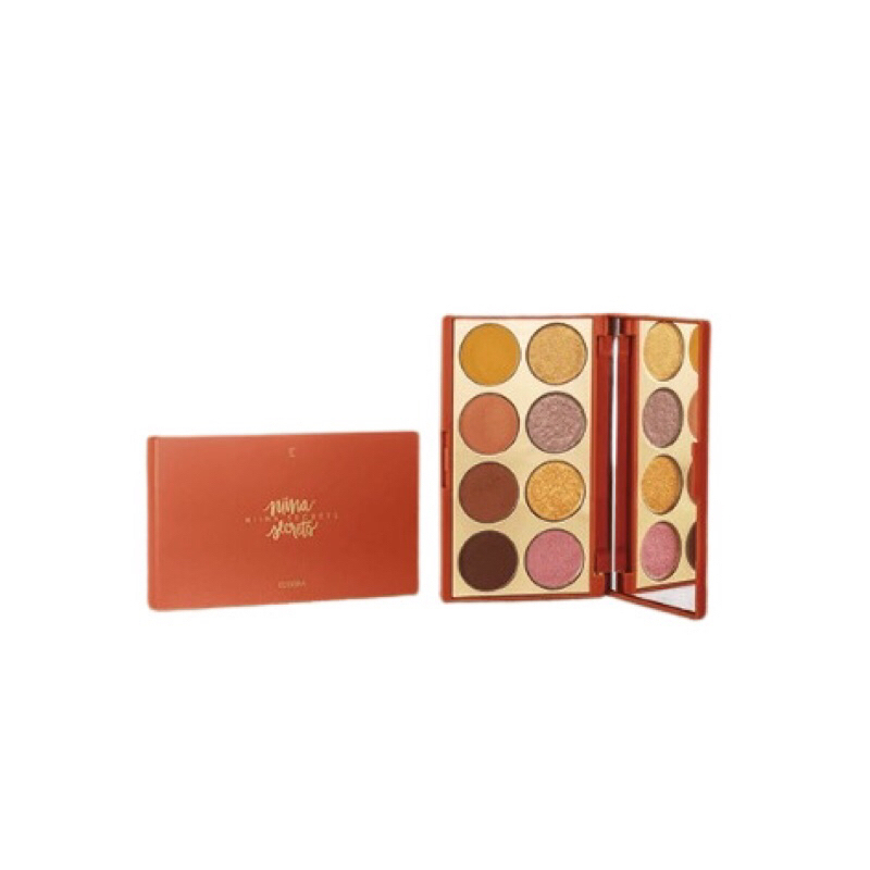 Combo Niina Secrets: Palette De Sombras Orange 5,6g + Espelho de Maquiagem  com Led
