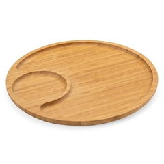 Petisqueira de Bambu Com Divisoria 32x32. - jspresentes| Loja Online, Lugar de Comprar Barato é Aqui!