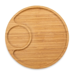 Petisqueira de Bambu Com Divisoria 32x32. - comprar online