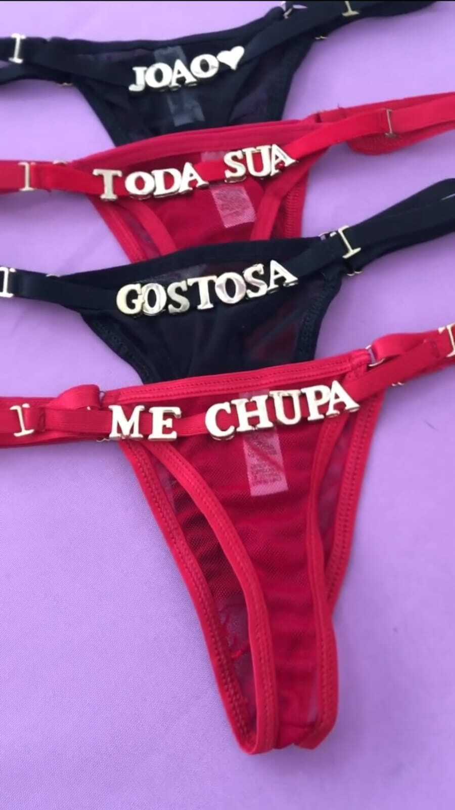 Calcinha Personalizada - Comprar em Sala Vip Sex-Shop