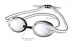 Óculos de Natação Champ Preto Cristal U Speedo - comprar online