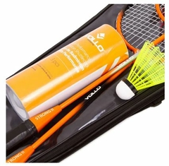 Kit Badminton 2 Raq + 3 Petecas - Vollo - comprar online