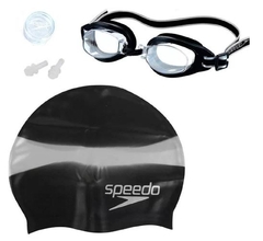 Kit Natação 3 em 1 Swim SLC Preto U Speedo