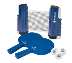 Kit Ping Pong Tênis de Mesa Raquete Bolinha e Rede Vollo