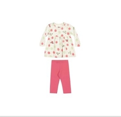 Conjunto feminino infantil com blusa e legging 211249 - comprar online